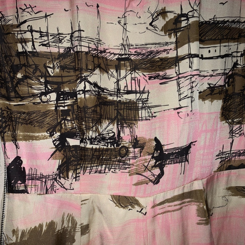 MAYLE DRESS ART PRINT WORK MIDI DRESS - Picture 2 of 8